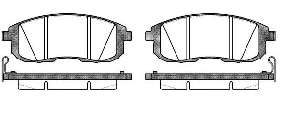 Колодки передні гальмівні Cube/Juke/Latitude/SX4/Teana (06-21), WOKING (P393314) | Зображення 6