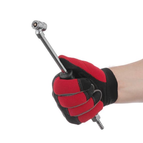 Подовжувач для накачування здвоєних і звичайних коліс двосторонній, з ручкою та двома типами з'єднання (на шланг1 | Зображення 5