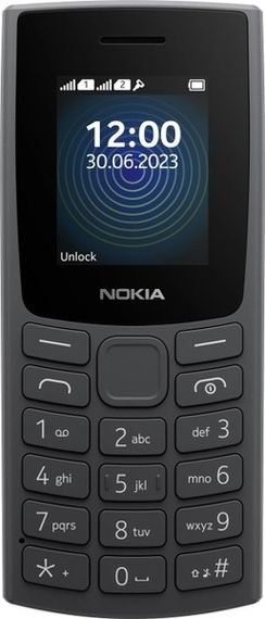 Мобільний телефон Nokia 110 Dual SIM TA-1567) Charcoal | Зображення 1