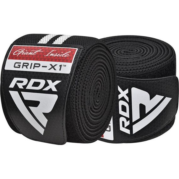 Бинти на коліна RDX GYM KNEE WRAP R11 BLACK/WHITE | Зображення 3