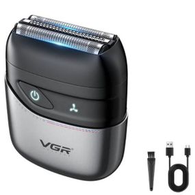 Електробритва акумуляторна з подвійним лезом VGR V-379 Сіра