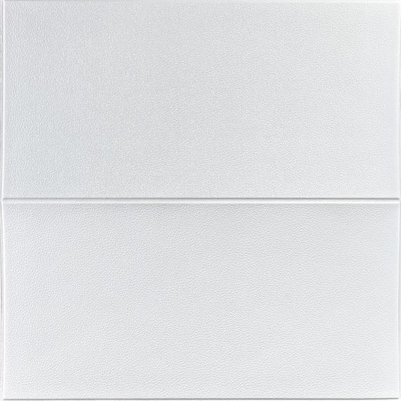 Панель стінова 3D 700х700х5мм Lichi square white (D) SW-00001802