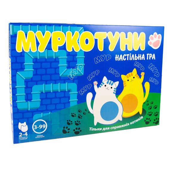 Настільна гра Strateg "Муркотуни" українською мовою (30246)