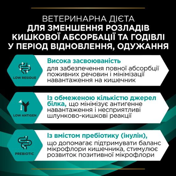 Сухий корм для котів Purina PRO PLAN Veterinary Diets EN ST/OX Gastrointestinal при захворюваннях шлунково-кишкового тракту, 400 г | Зображення 4