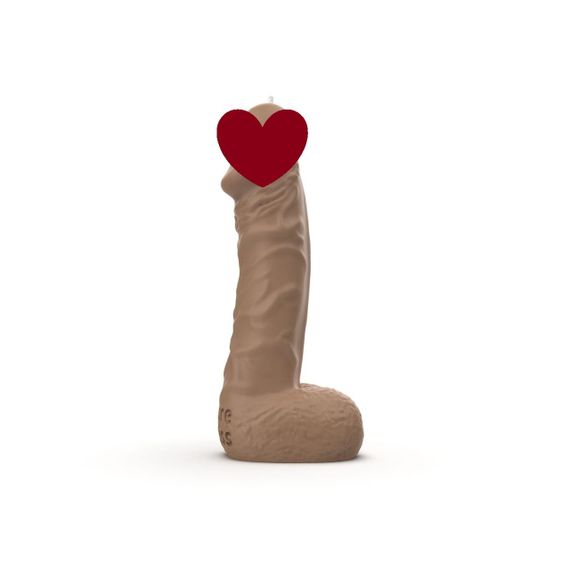 Свічка у вигляді члена Pure Bliss MINI Brown 15 см Sex Aura