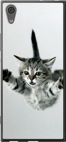 Чехол на Sony Xperia XA1 G3112 Летящий котёнок "2322u-964-17620"