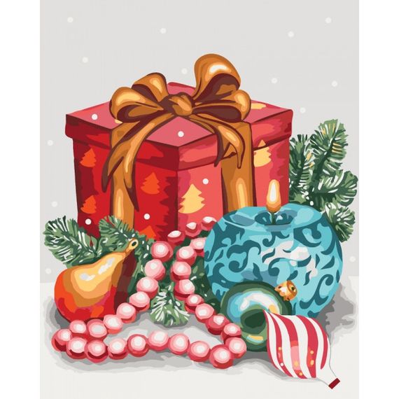 Картина за номерами. Натюрморт "Аромат свята" KHO5533, 40х50 см