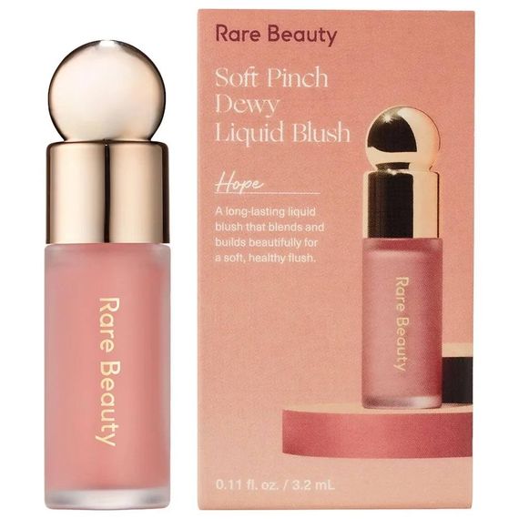 Жидкие румяна Rare Beauty MINI Soft Pinch Dewy Liquid Blush - Hope (3.2 мл) | Зображення 1