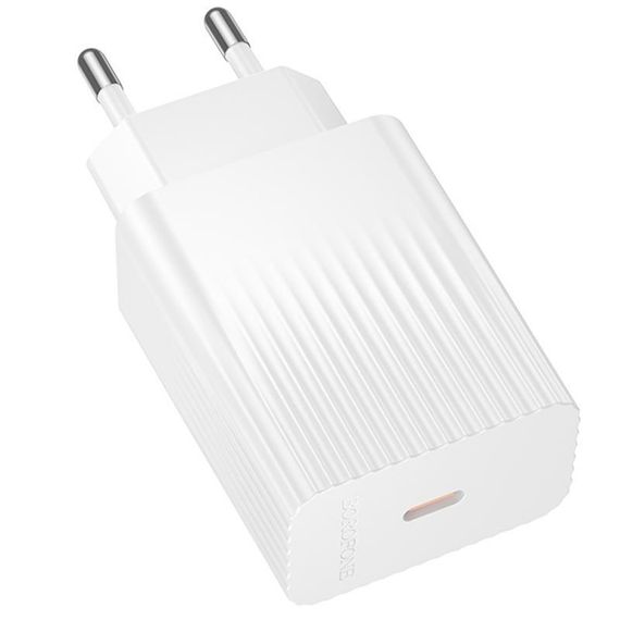 МЗП Borofone BAS73A Source PD20W (1USB-C) White | Зображення 1