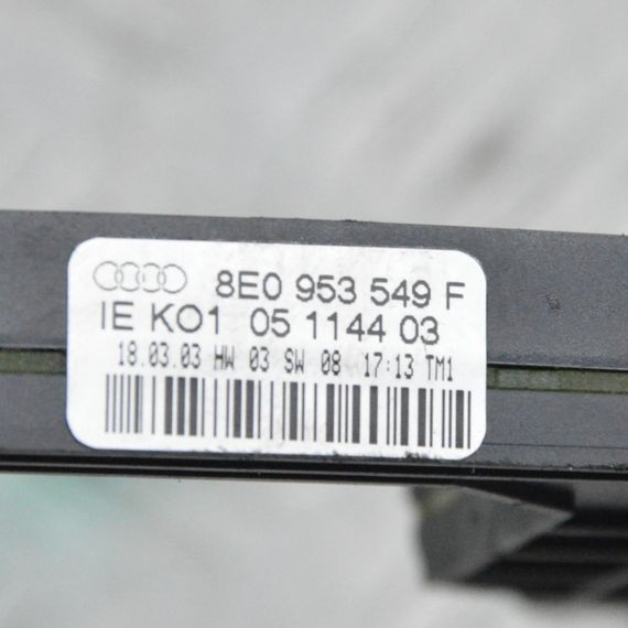 Блок підрульових перемикачів Audi A4 B6 B7 2000-2005 Корпус підрульового перемикача Ауді а4 8E0953549F | Зображення 2