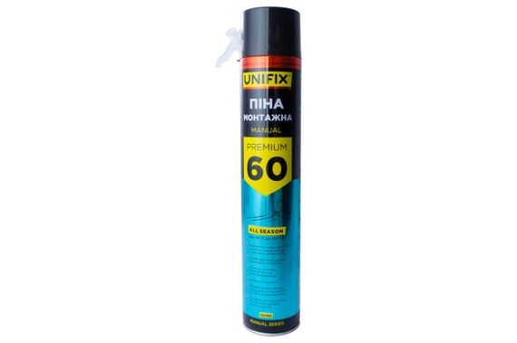 Пена монтажная Unifix - 750 мл x 60 л ручная (951245)