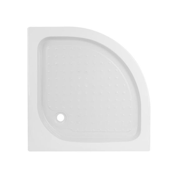 Lidz Душевой поддон KAPIELKA ST80x80x14 низкий, полукруглый, диаметр слива 52 мм | Зображення 2