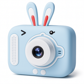 Дитячий цифровий фотоапарат X900 Rabbit Колір: блакитний IH-26