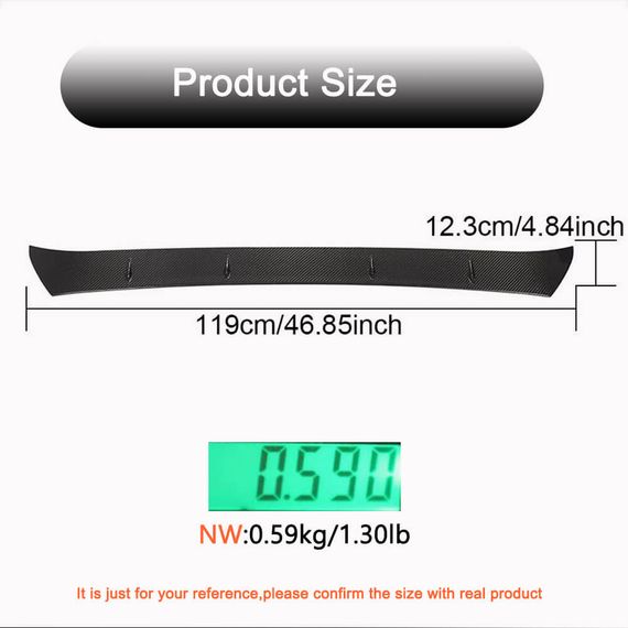 Спойлер (2021-2023, Карбон) для Subaru BRZ 2021- рр | Зображення 4