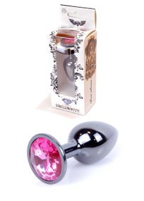 Анальная пробка -Jewellery Dark Silver PLUGPink Sex Aura