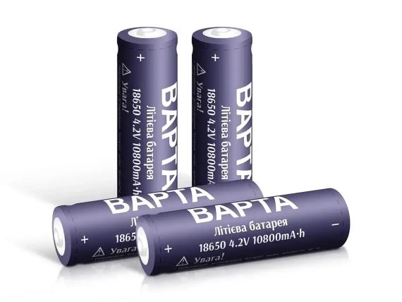 Акумулятор 18650 BAPTA BP-1080 10800mAh 4.2V Li-Ion для ліхтарів, електроніки та power bank | Зображення 3