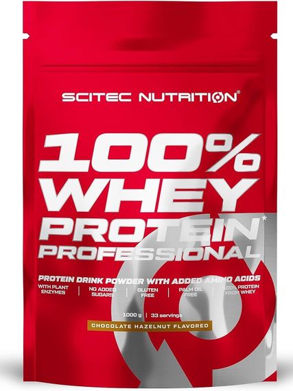 Протеин Scitec Nutrition 100% Whey Protein Professional 1000 gr (Chocolate Hazelnut)