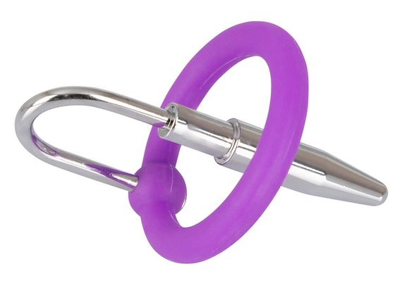 Стимулятор уретри - Penis Plug + Silicone Glans Ring Dilator Sex Aura | Зображення 1