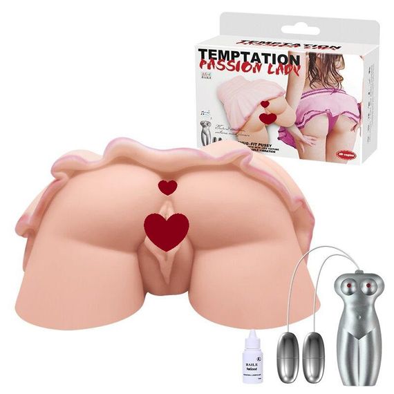 Мастурбатор с двойной вибрацией и двумя входами PASSION LADY, BM-009180 Sex Aura