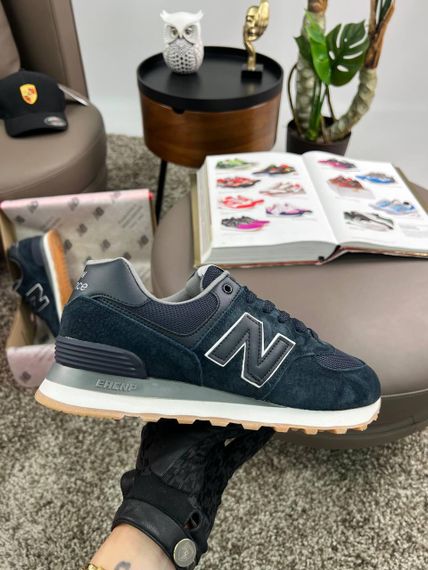 Мужские кроссовки New 574 Navy White Динаміка твого стилю весна / літо / осінь A4176 44 28 см | Зображення 1