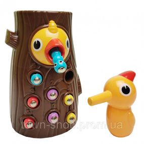 Магнитная игра FT 0015 Накорми дятла 27х21х10 см