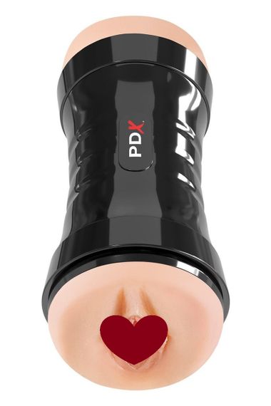 Мастурбатор вагіна та анус Pipedream PDX Extreme в колбі, 21 см Sex Aura