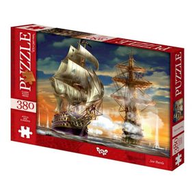 Пазли класичні "Морські баталії" C380-06-08, 380 елементів