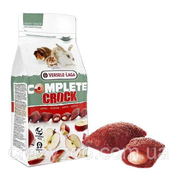 Ласощі для гризунів і кроликів Versele-Laga Complete Crock Apple з яблуком 50 г 613023