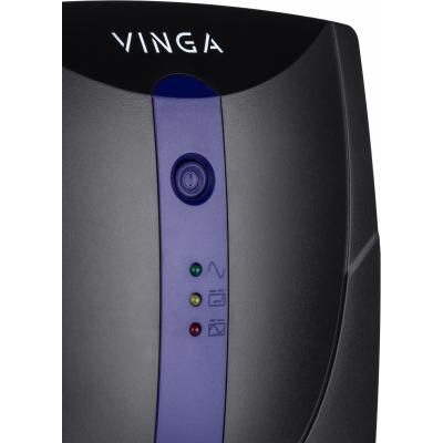 Пристрій безперебійного живлення Vinga LED 600VA plastic case (VPE-600P) (VPE-600P) | Зображення 3