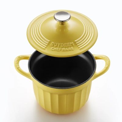 Гусятниця Buydeem CP541 Mellow Yellow чавунна емальована 1.8 л (CP541-MY) | Зображення 7