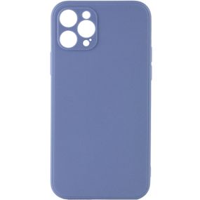 Силиконовый чехол Candy Full Camera для Apple iPhone 12 Pro Max (6.7") Голубой / Mist blue