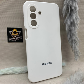 Чохол із логотипом для Samsung Galaxy A17 | Протиударний | Soft Touch + Скло в подарунок БІЛій