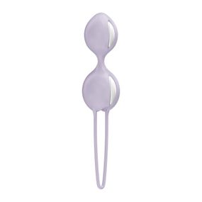 Вагинальные шарики Fun Factory SMARTBALLS DUO Purple, 2 шт, диаметр 3,2 и 3,6 см, Фиолетовый