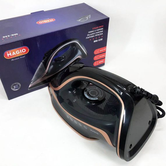 Відпарювач праска для прасування одягу MAGIO MG-530 Парова праска відпарювач паровий для одягу NK-93 | Зображення 7