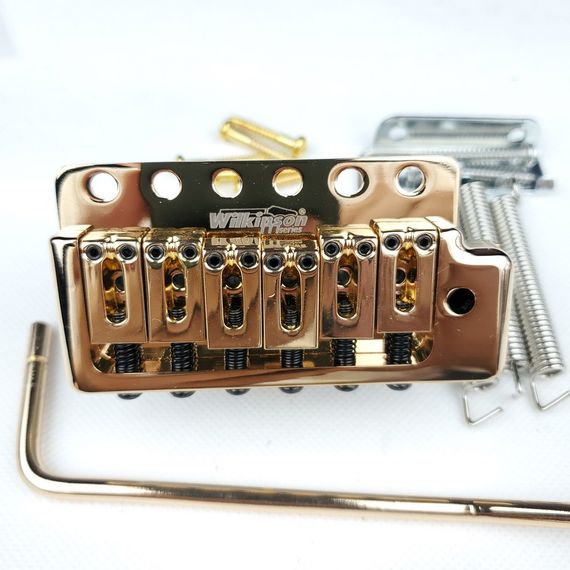 Тремоло бридж Wilkinson для електрогітари stratocaster gold | Зображення 3
