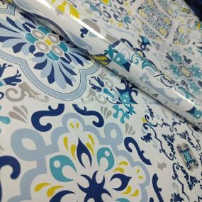 Самоклеюча плівка для кухонних поверхонь східний орнамент 0,60*2м Жовто-синій