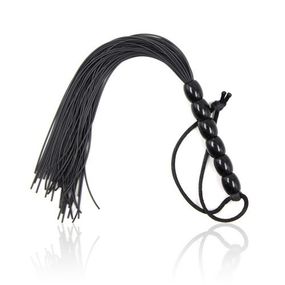 Батіг чорний, ручка з кульок FLOGGER, 45 см Sex Aura