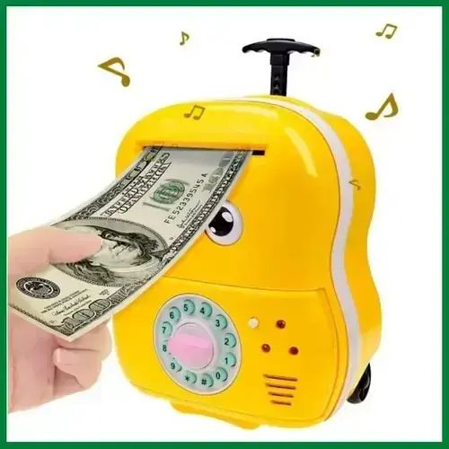 Сейф детский Чемодан 363-9А интерактивная копилка чемодан | Зображення 4