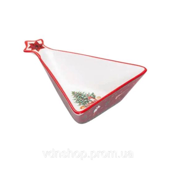Салатниця у формі ялинки 14.5×12 см новорічна HP-SD-3 | Зображення 2