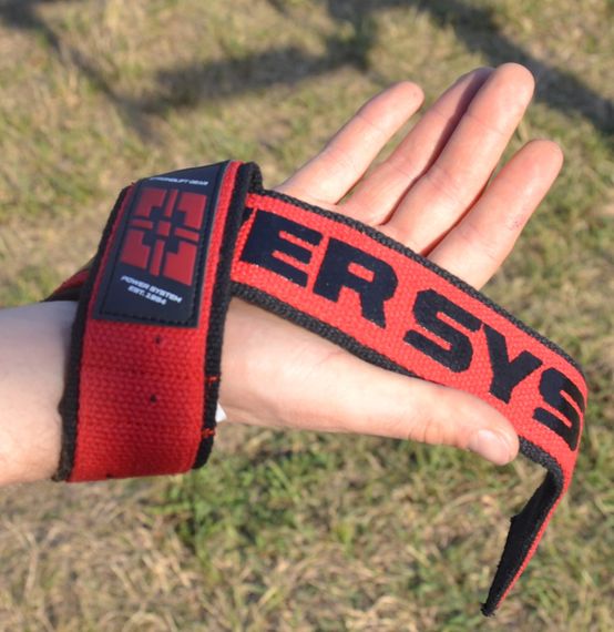 Лямки для тяги Power System PS-3401 Lifting Straps Duplex Black/Red | Зображення 2