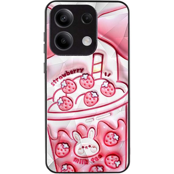 TPU+PC чохол Prisma Fluffie для Xiaomi Redmi Note 13 5G Strawberry | Зображення 1