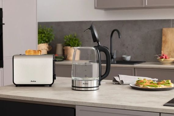 Електрочайник Amica KD 2050G 1.7 л сріблястий | Зображення 8