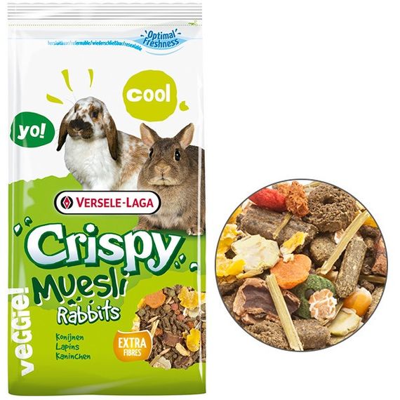 Versele-Laga Crispy Muesli Rabbits корм для кроликов, 1 кг