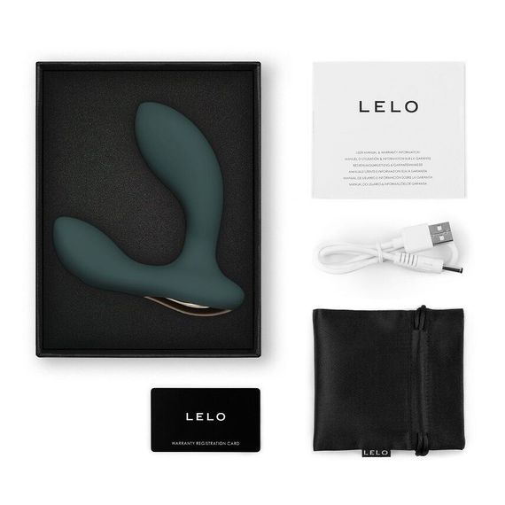 Смарт-масажер простати LELO Hugo 2 Green, 2 мотори, підвищена потужність | Зображення 2