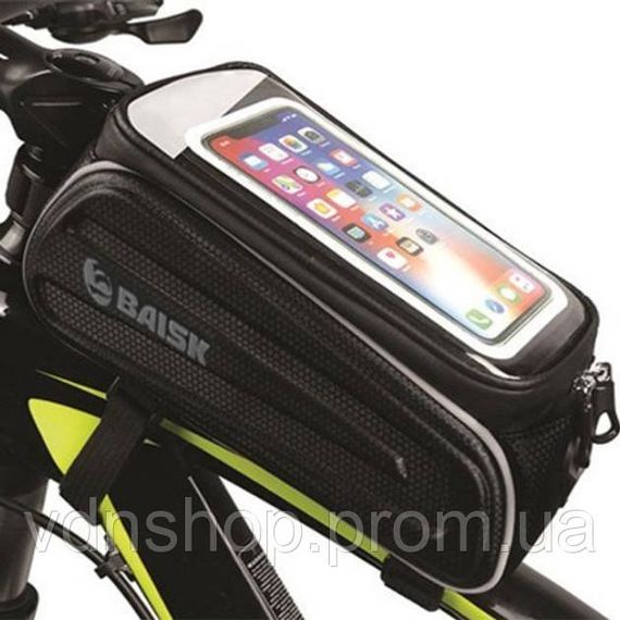 Велосумка F003/221G на кермо з відділенням під смартфон 23.5x10x14см IC-38 | Зображення 1