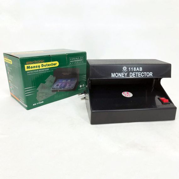 Лампа для проверки купюр AD-118AB, Ультрафиолетовый детектор купюр, Детектор валют ультрафиолетовый ukc DP-50 | Зображення 3