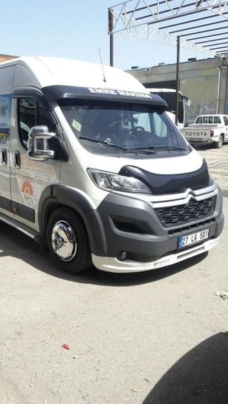 Козырек на лобовое стекло (черный глянец, 5мм) для Citroen Jumper 2007-2024 и | Зображення 8