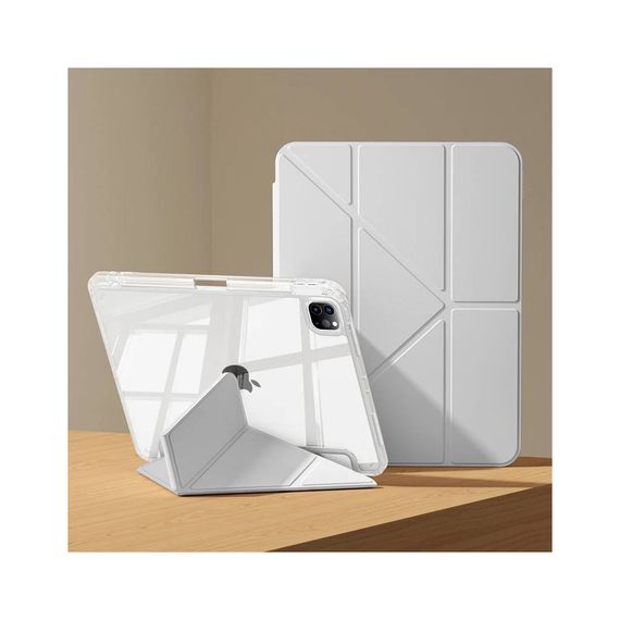 Чохол до планшета BeCover Ultra Slim Origami Transparent Apple iPad Pro 11" M4 2024 Gray (711690) | Зображення 3