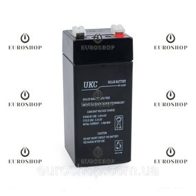 Аккумулятор UKC 4V-4.5Ah, аккумуляторная батарея свинцово-кислотная, аккумулятор для бесперебойника, аккумулятор для ИБП