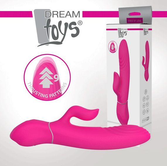 Вібратор-кролик Dreamtoys Essentials Duo Thruster для клітора, рожевий Sex Aura | Зображення 4